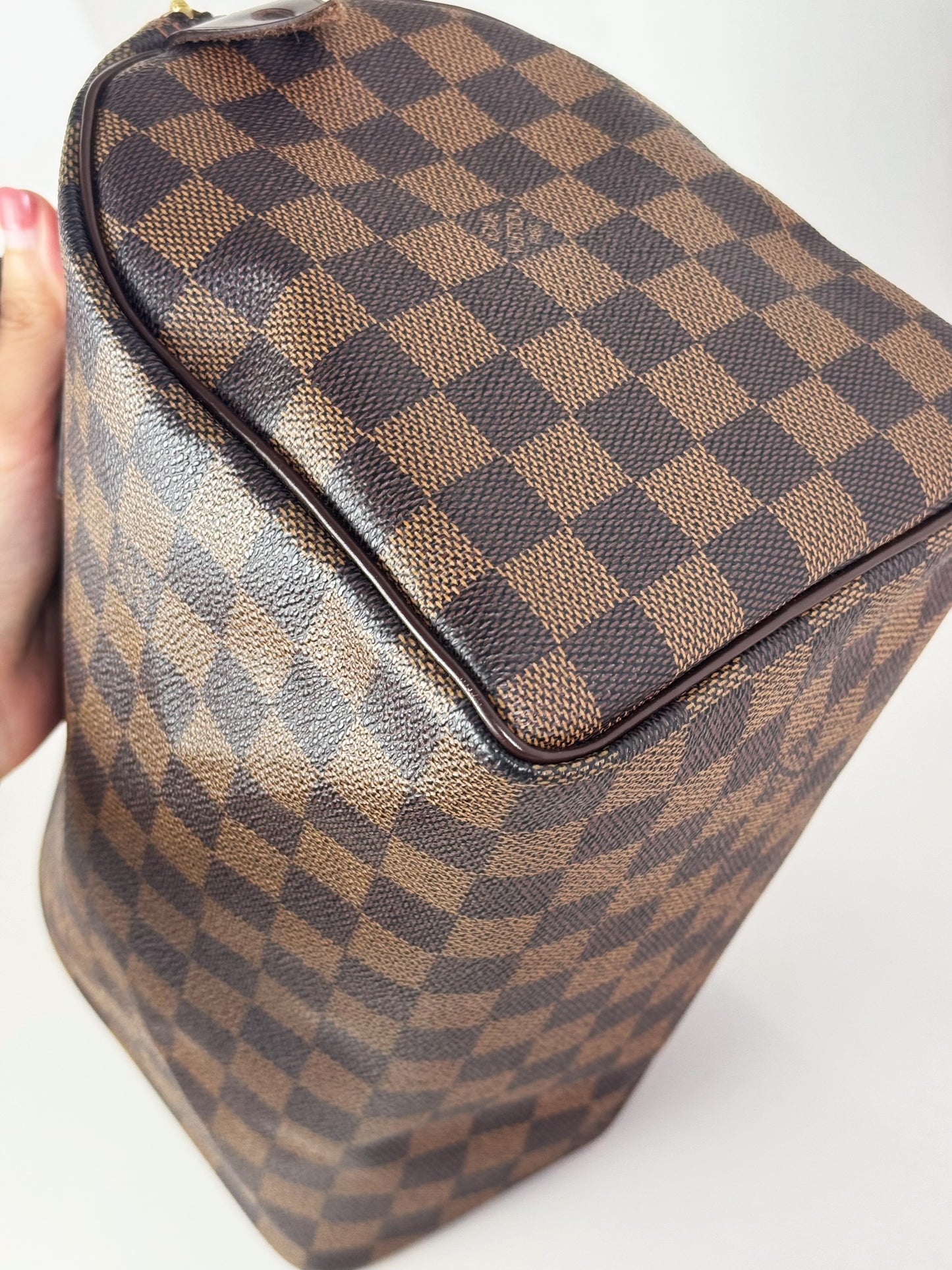 Louis Vuitton Vintage Damier Speedy 25 Handbag Crossbody Bag