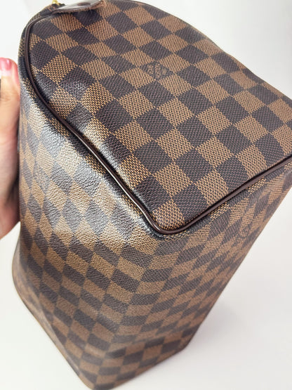 Louis Vuitton Vintage Damier Speedy 25 Handbag Crossbody Bag