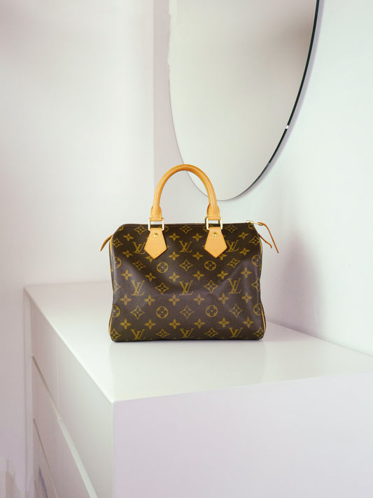 Louis Vuitton Vintage Speedy 25 Handbag Crossbody Bag