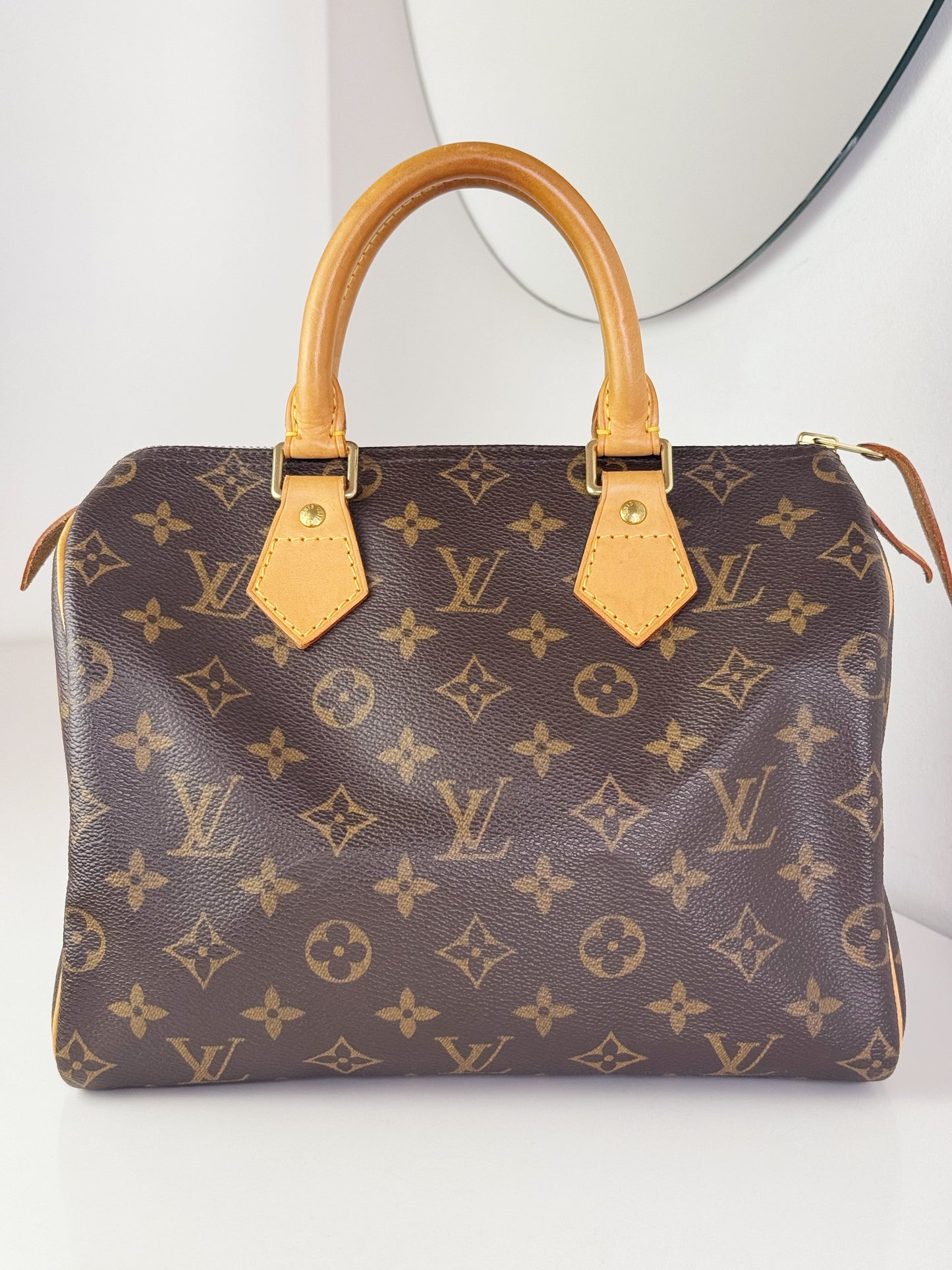 Louis Vuitton Vintage Speedy 25 Handbag Crossbody Bag