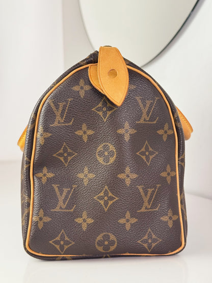 Louis Vuitton Vintage Speedy 25 Handbag Crossbody Bag