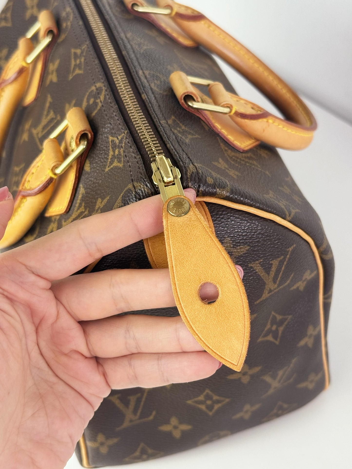 Louis Vuitton Vintage Speedy 25 Handbag Crossbody Bag