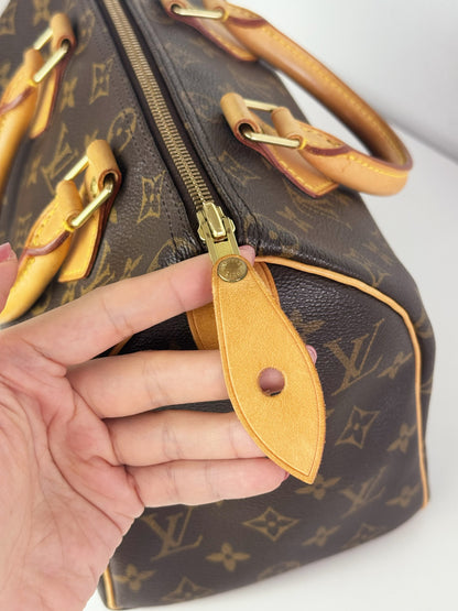 Louis Vuitton Vintage Speedy 25 Handbag Crossbody Bag