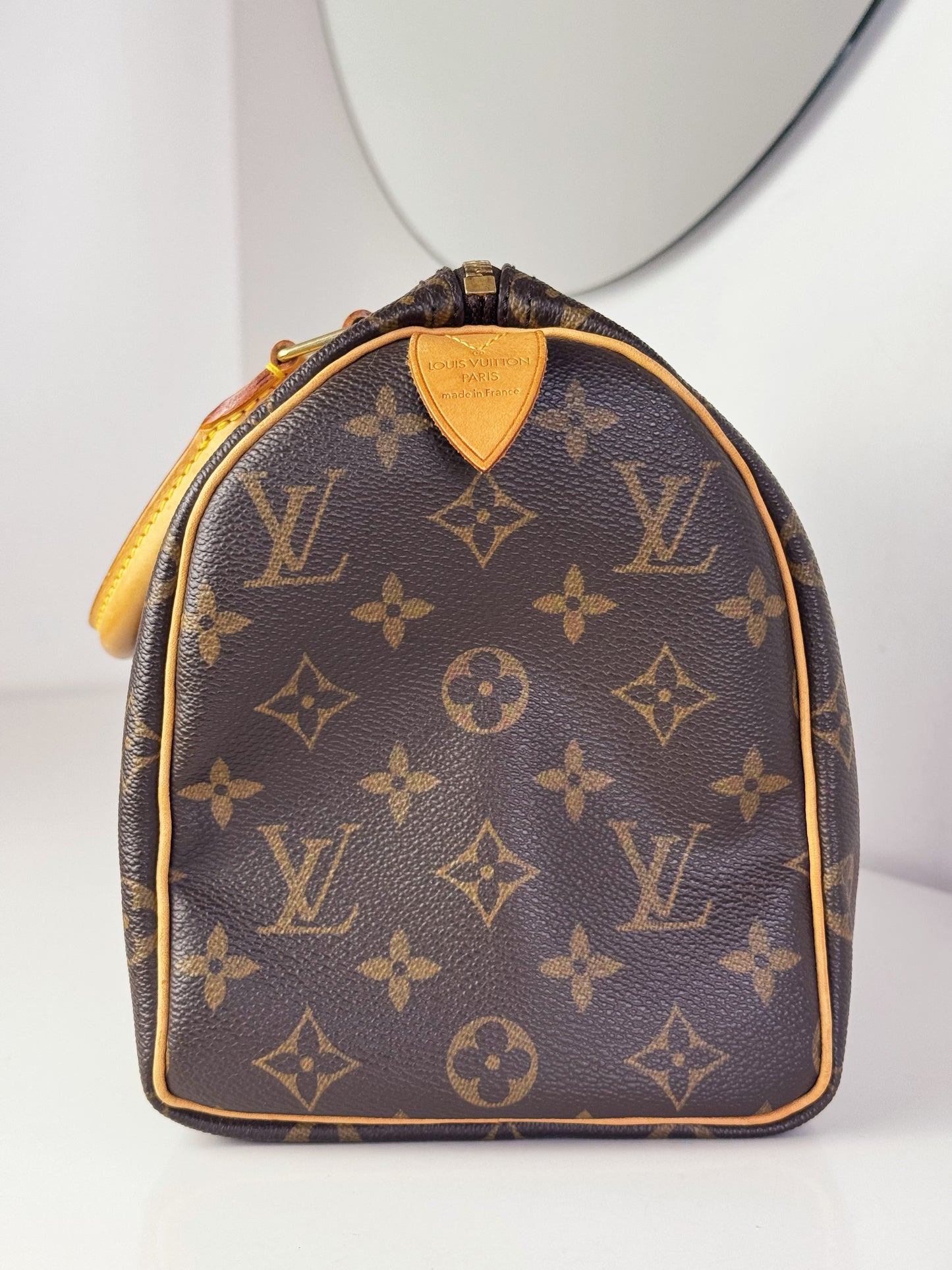 Louis Vuitton Vintage Speedy 25 Handbag Crossbody Bag