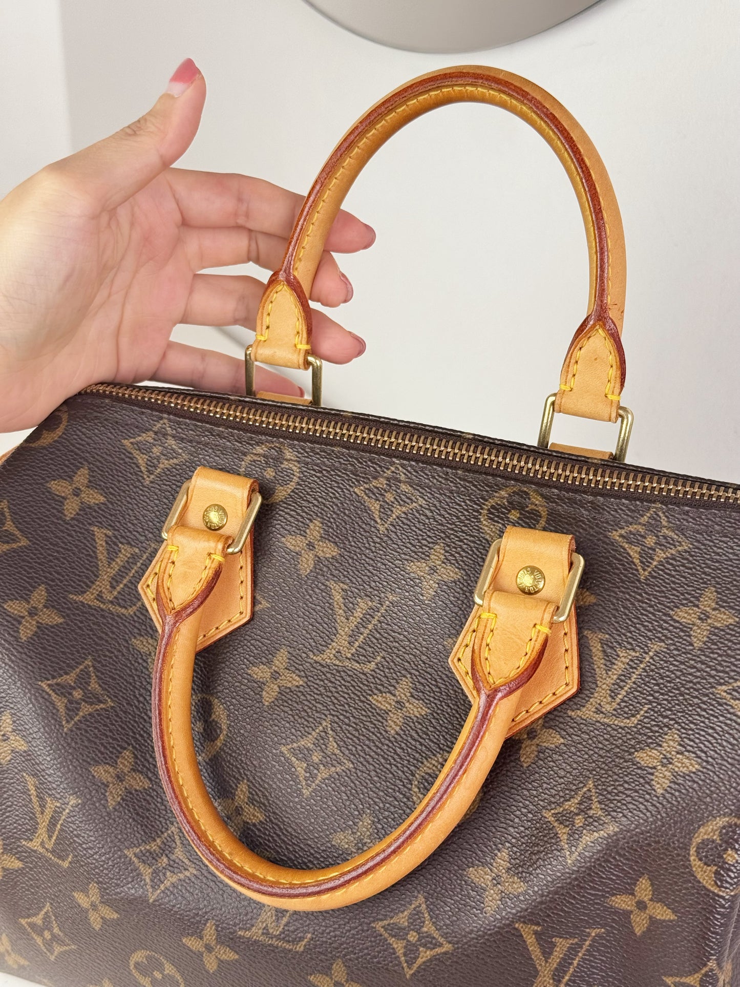 Louis Vuitton Vintage Speedy 25 Handbag Crossbody Bag