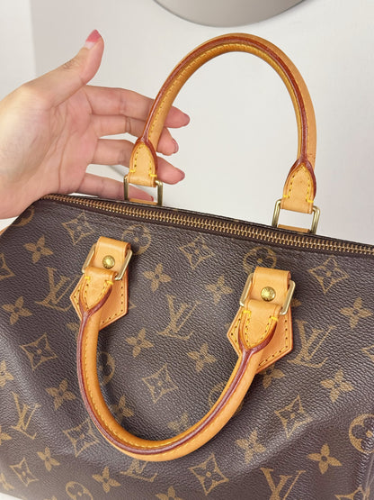 Louis Vuitton Vintage Speedy 25 Handbag Crossbody Bag