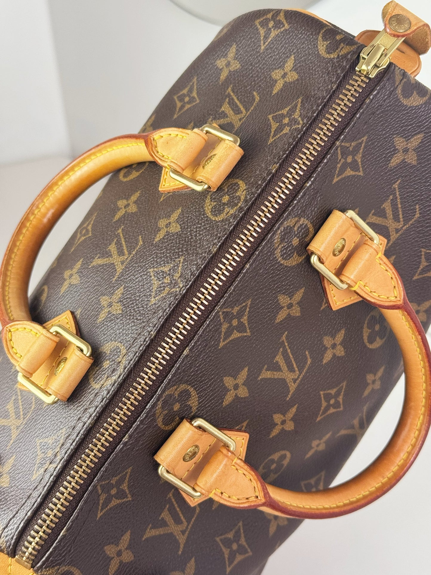 Louis Vuitton Vintage Speedy 25 Handbag Crossbody Bag