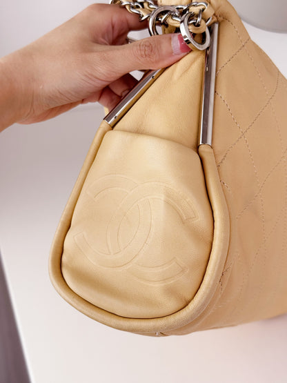 Chanel Vintage Lambskin Ultimate Soft Hobo Shoulder Bag