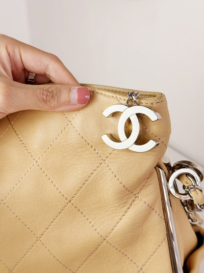 Chanel Vintage Lambskin Ultimate Soft Hobo Shoulder Bag