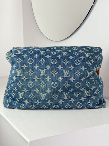 Louis Vuitton Vintage Denim Baggy GM Shoulder Bag