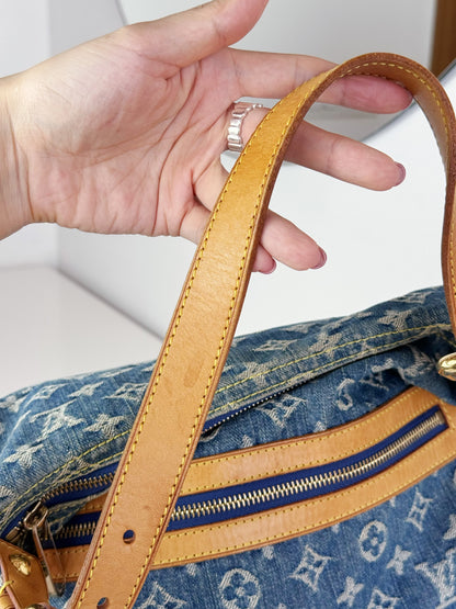 Louis Vuitton Vintage Denim Baggy GM Shoulder Bag