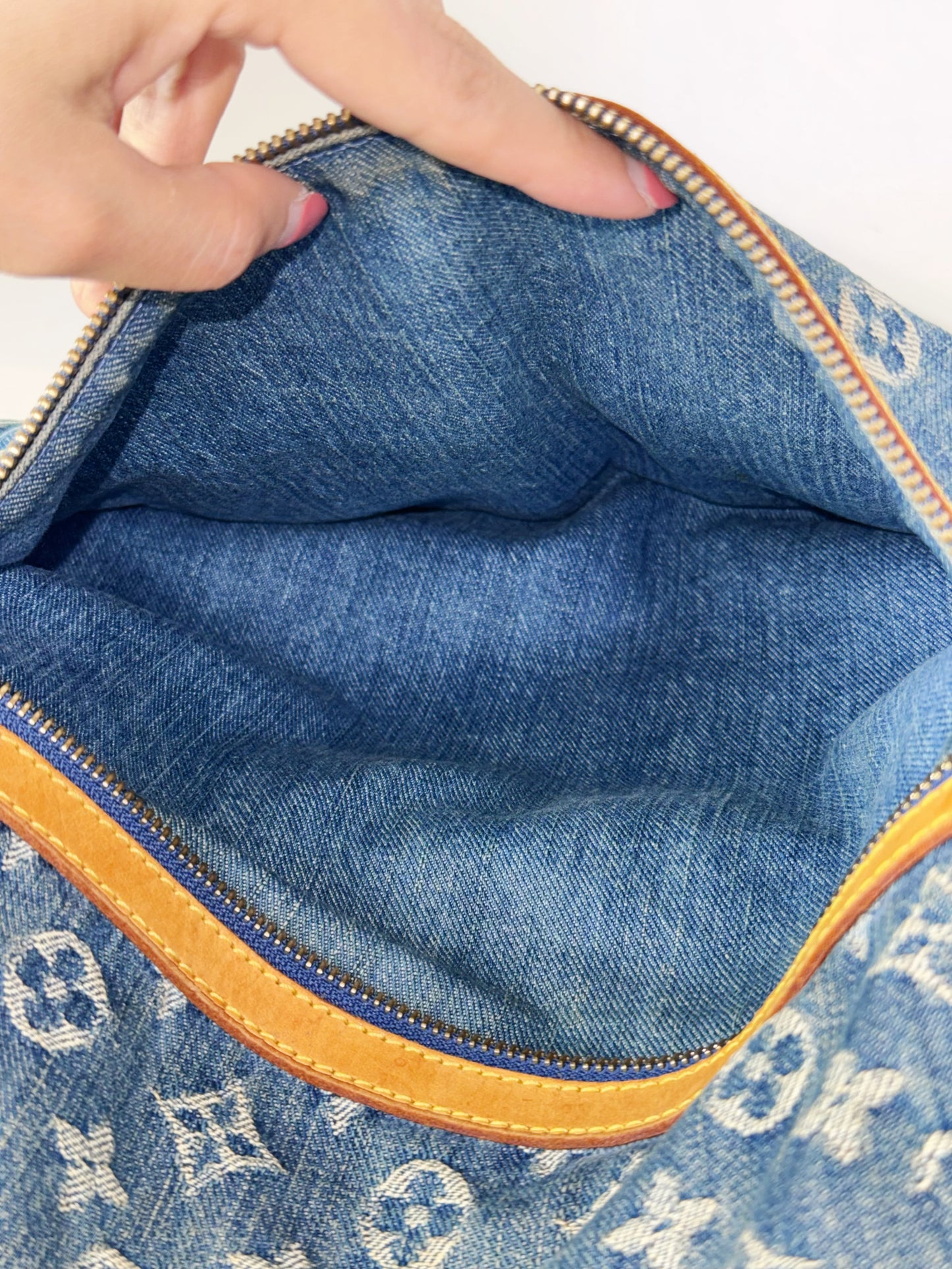 Louis Vuitton Vintage Denim Baggy GM Shoulder Bag