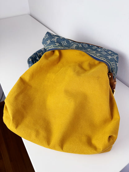 Louis Vuitton Vintage Denim Baggy GM Shoulder Bag