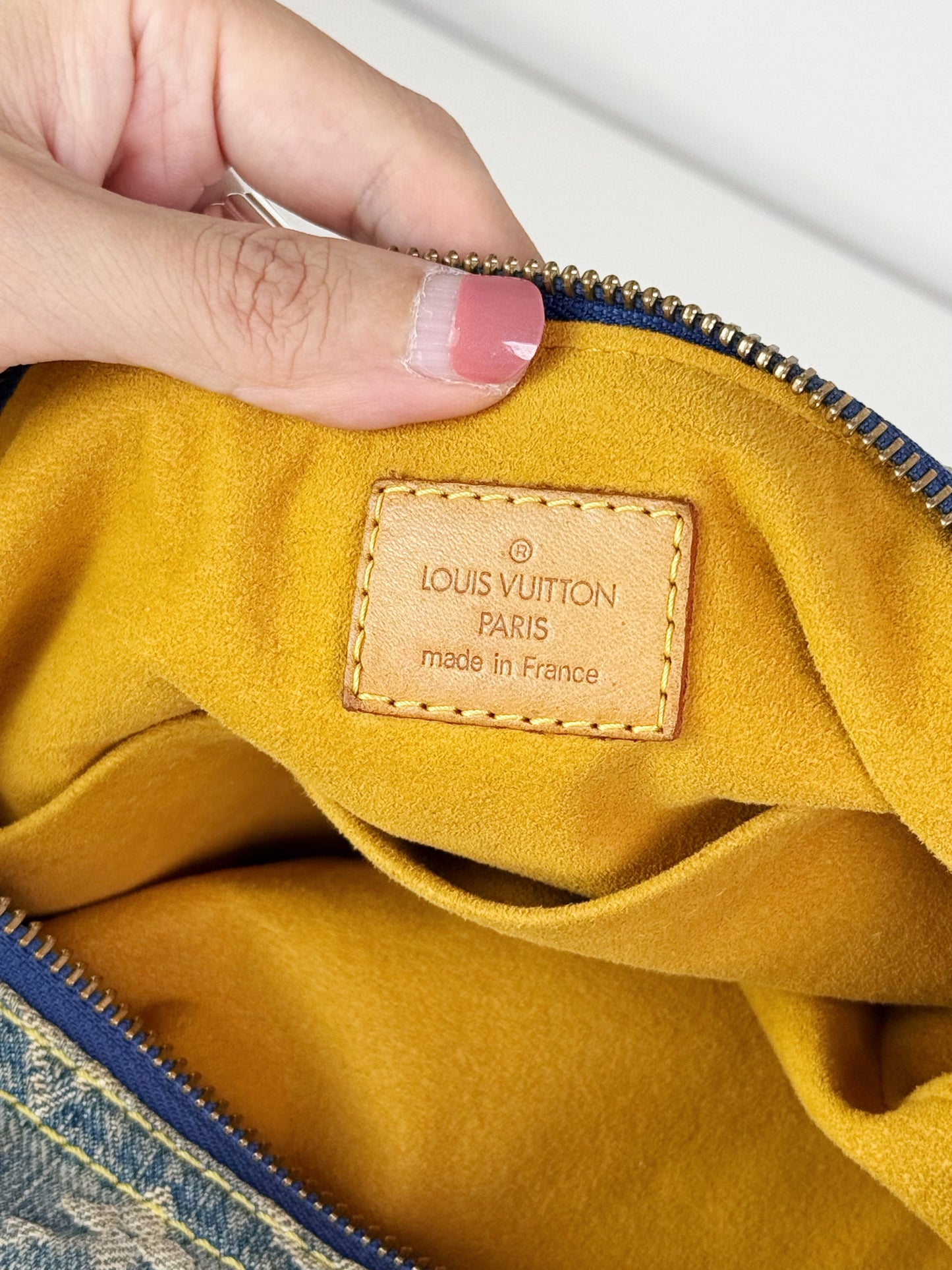 Louis Vuitton Vintage Denim Baggy GM Shoulder Bag