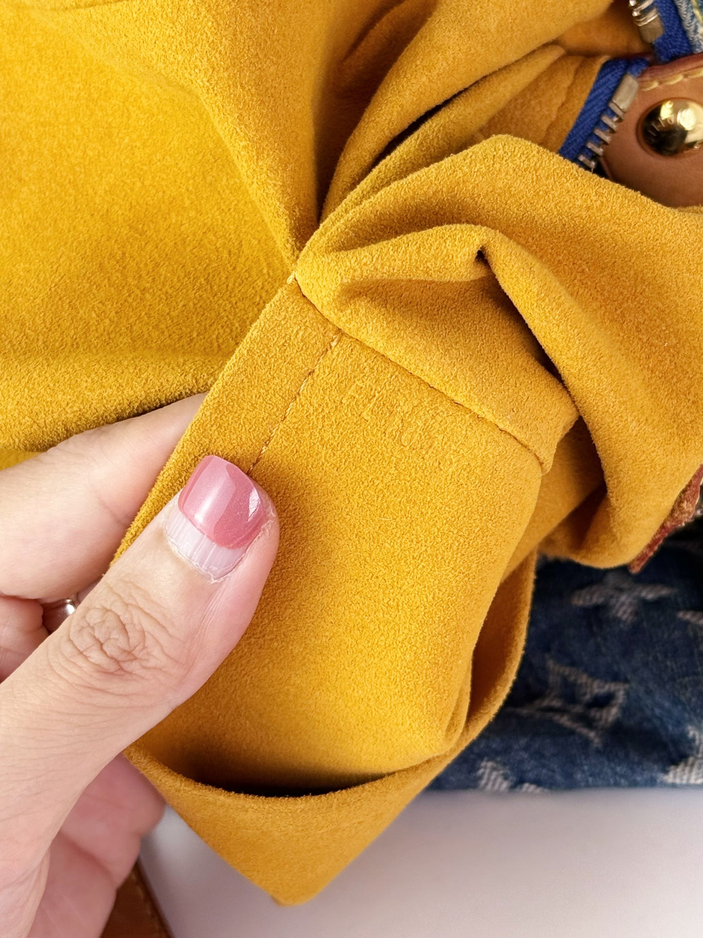 Louis Vuitton Vintage Denim Baggy GM Shoulder Bag