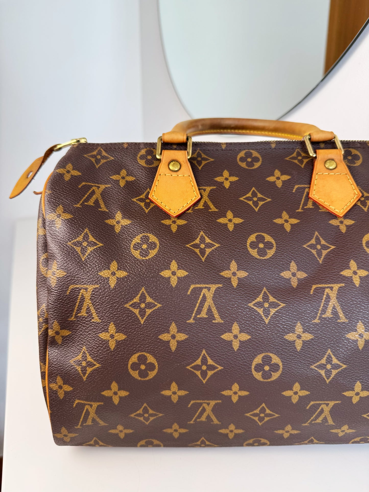 Louis Vuitton Vintage Speedy 30 Handbag Crossbody Bag