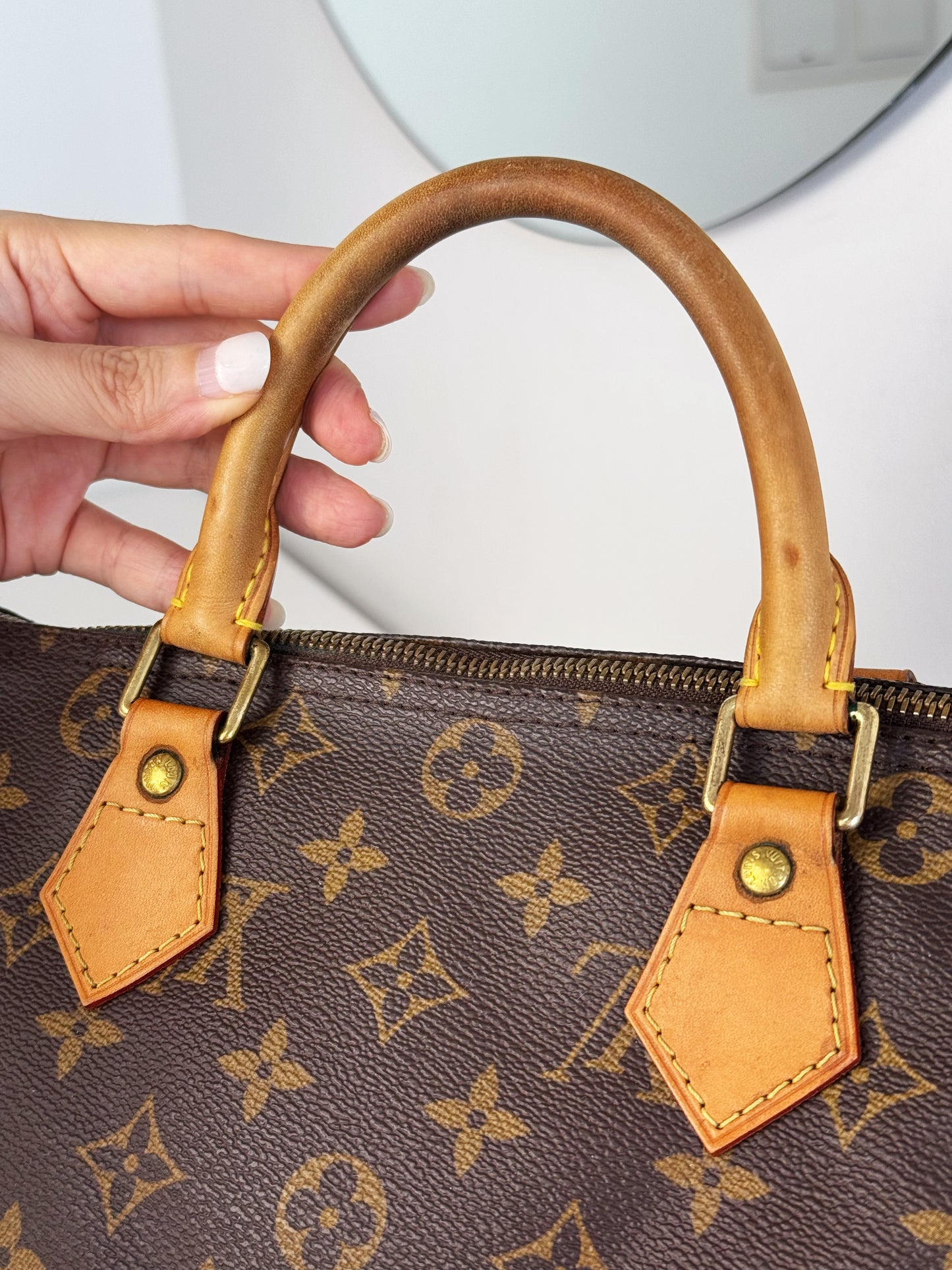 Louis Vuitton Vintage Speedy 30 Handbag Crossbody Bag