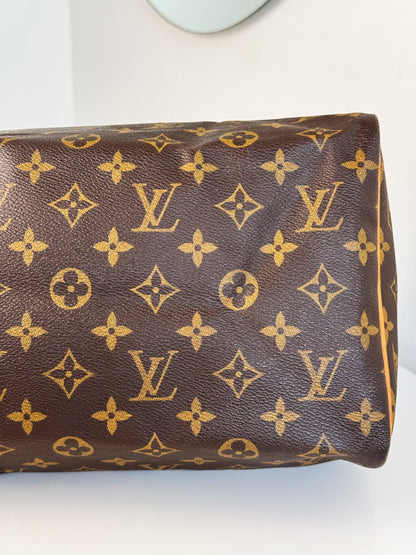 Louis Vuitton Vintage Speedy 30 Handbag Crossbody Bag