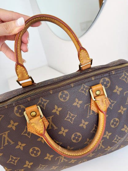 Louis Vuitton Vintage Speedy 30 Handbag Crossbody Bag