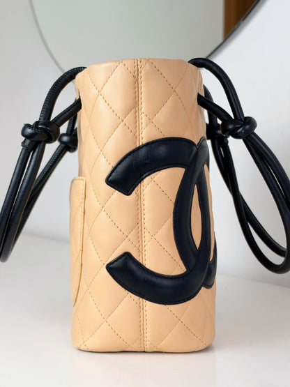 Chanel Vintage Mini Cambon Shoulder Tote Bag