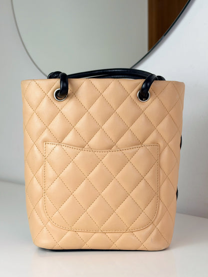 Chanel Vintage Mini Cambon Shoulder Tote Bag