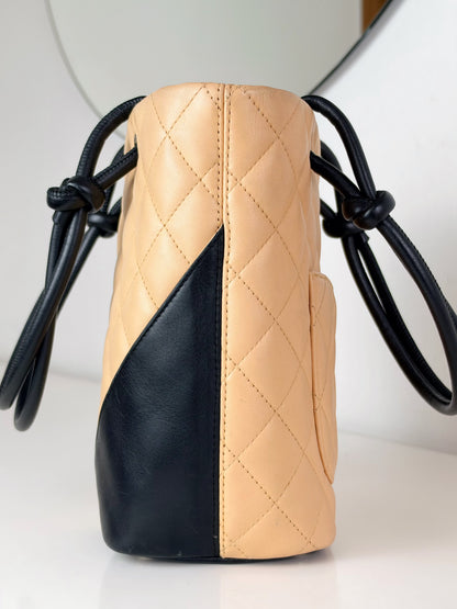 Chanel Vintage Mini Cambon Shoulder Tote Bag
