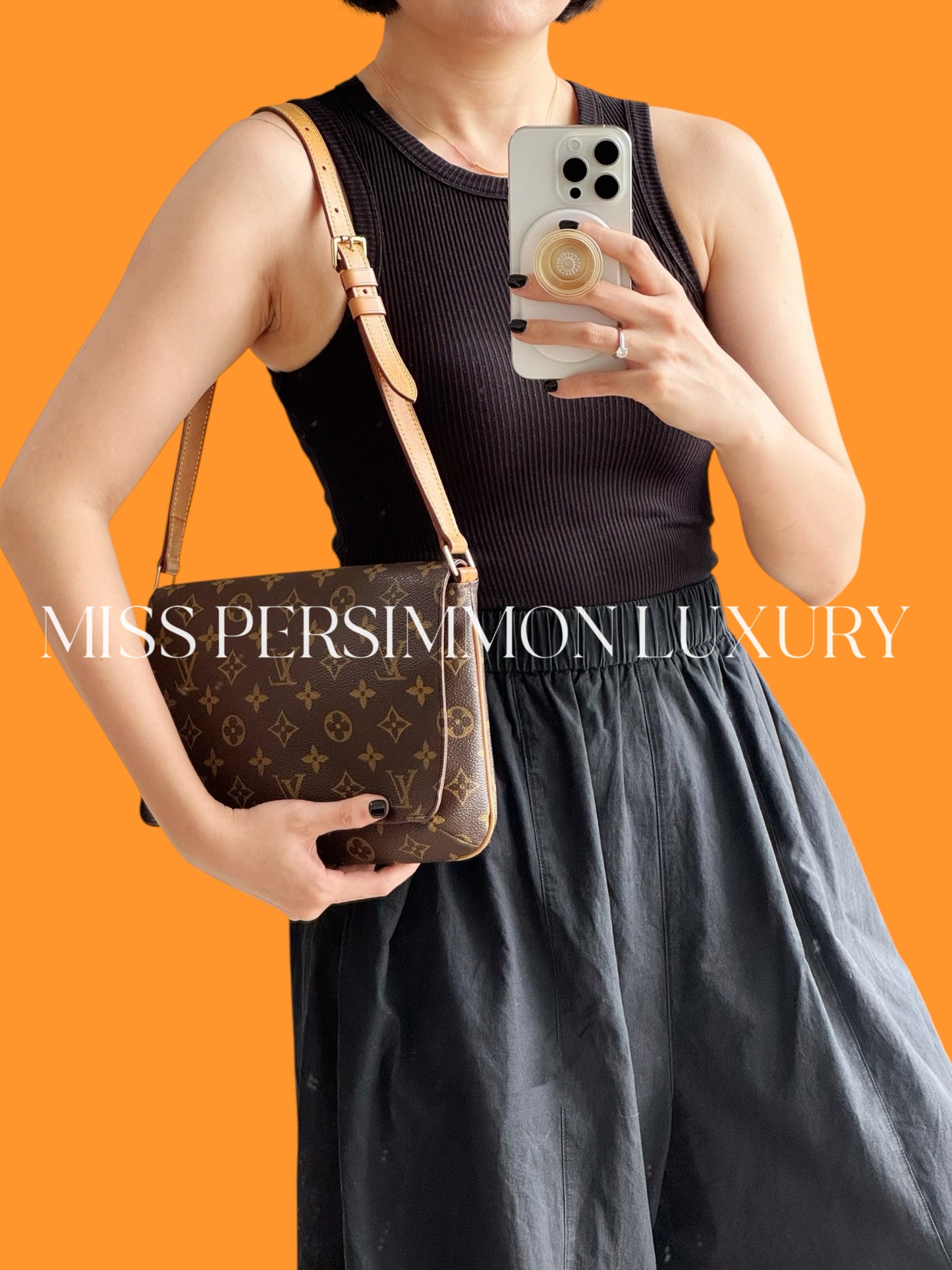 Louis Vuitton Musette Tango Shoulder Crossbody Bag