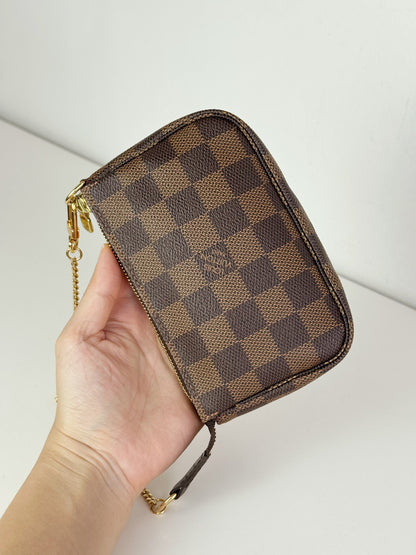 Louis Vuitton Vintage Mini Damier Pochette Accessoires Shoulder Crossbody Bag