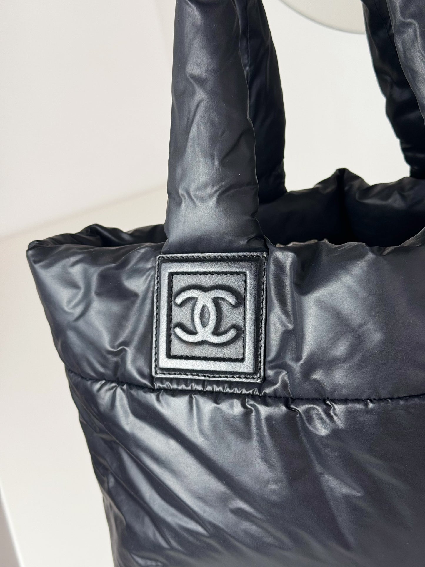 Chanel Vintage Coco Cocoon Puffer Tote Shoulder Bag