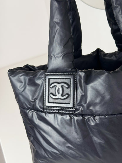 Chanel Vintage Coco Cocoon Puffer Tote Shoulder Bag