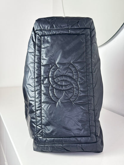 Chanel Vintage Coco Cocoon Puffer Tote Shoulder Bag