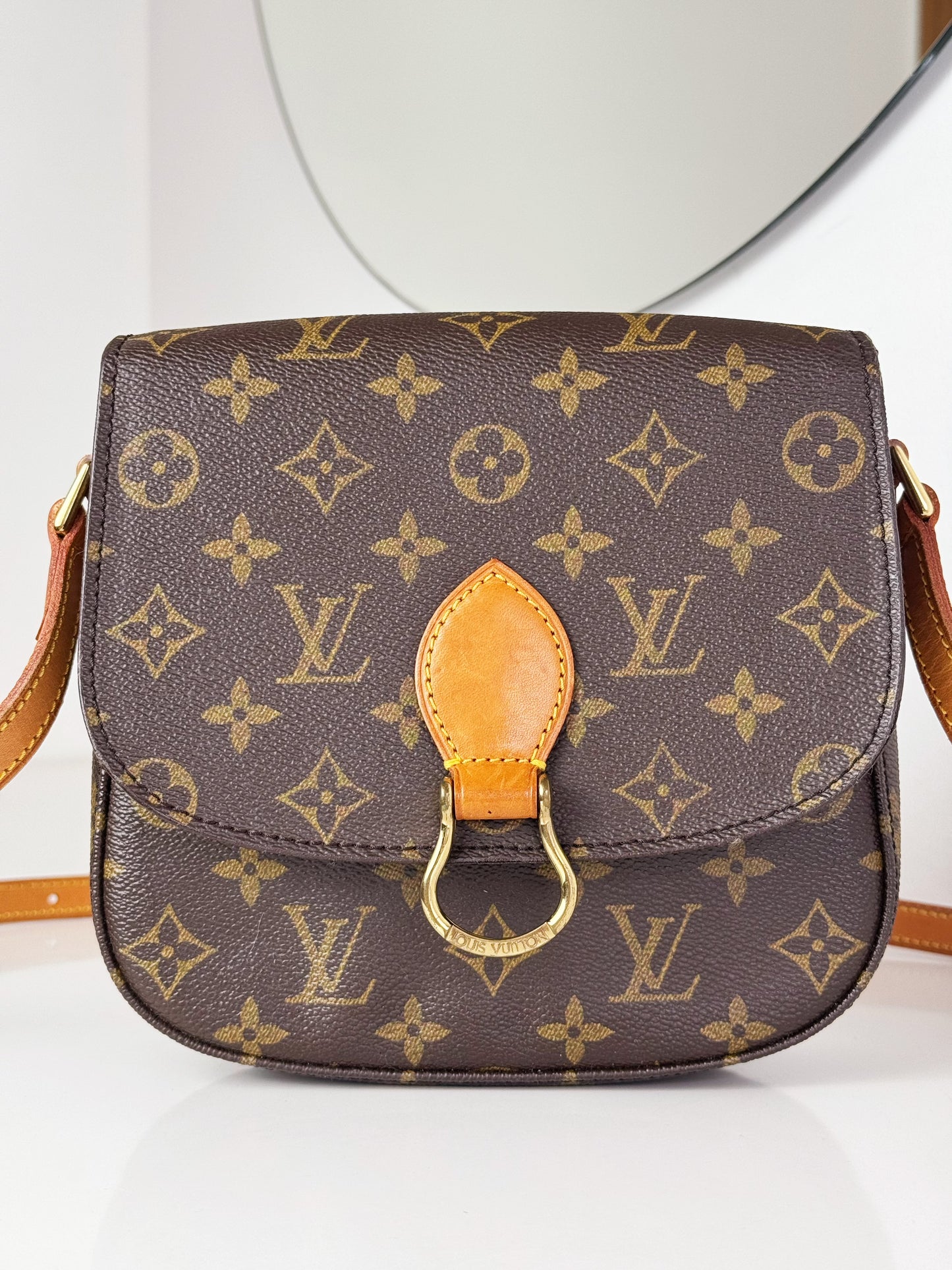 Louis Vuitton Vintage Saint Cloud MM Crossbody Bag
