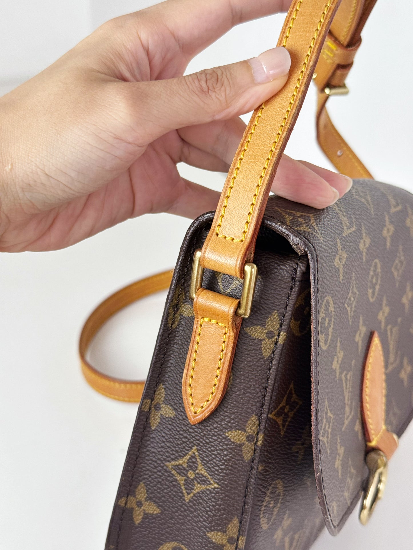Louis Vuitton Vintage Saint Cloud MM Crossbody Bag