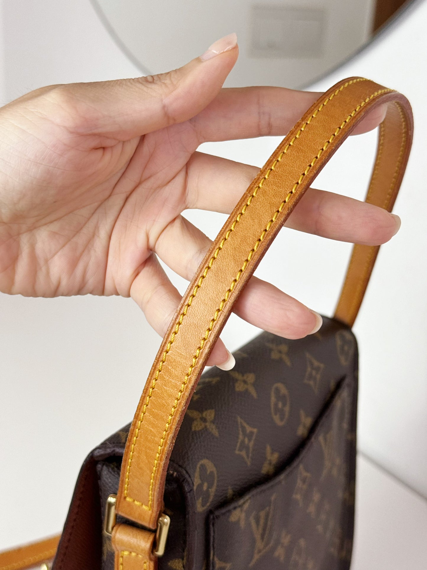 Louis Vuitton Vintage Saint Cloud MM Crossbody Bag