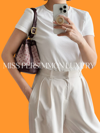 Louis Vuitton Vintage Mini Lin Denim Noelie Shoulder Bag