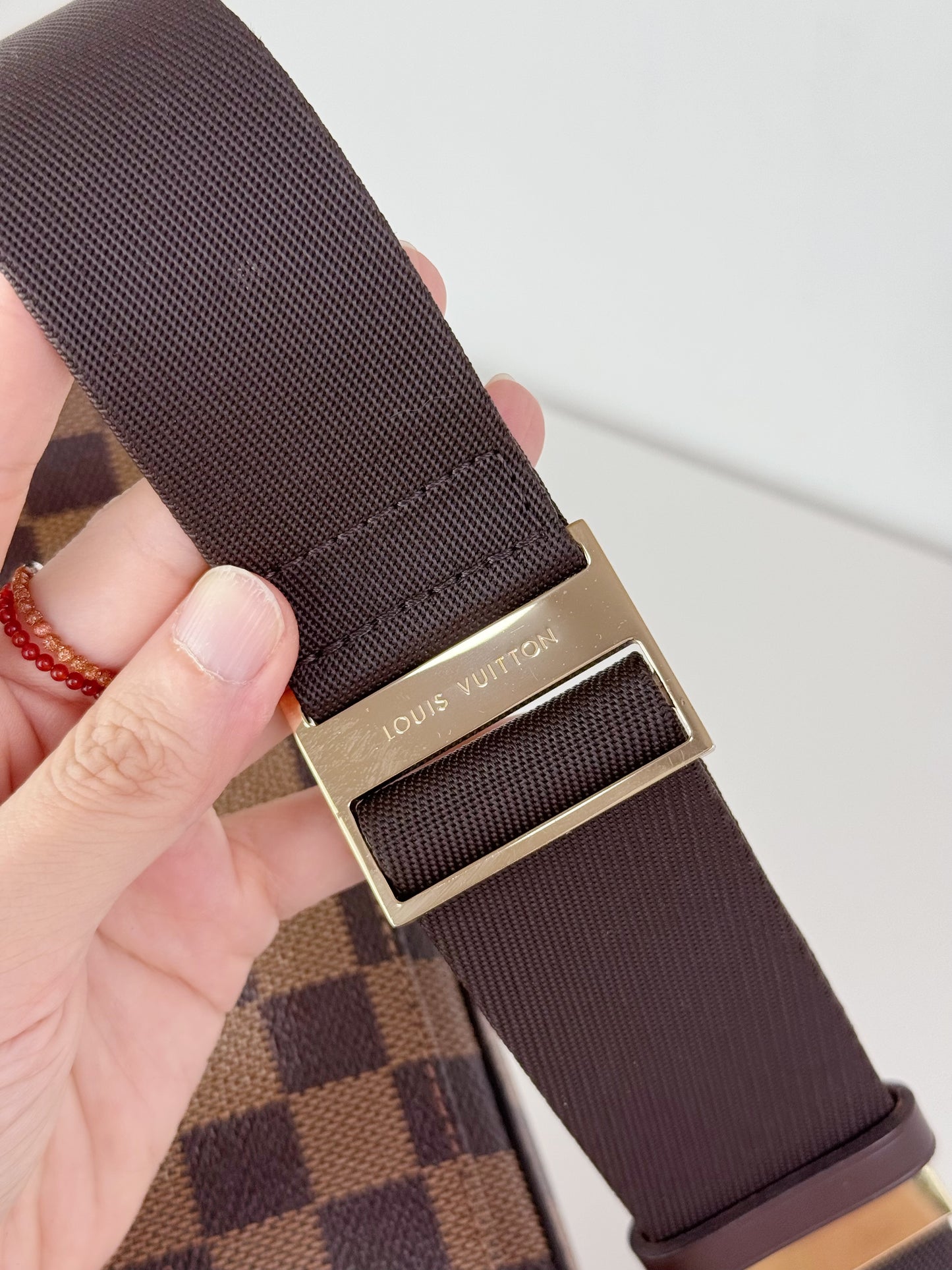 Louis Vuitton Vintage Damier Geronimos Crossbody Bag