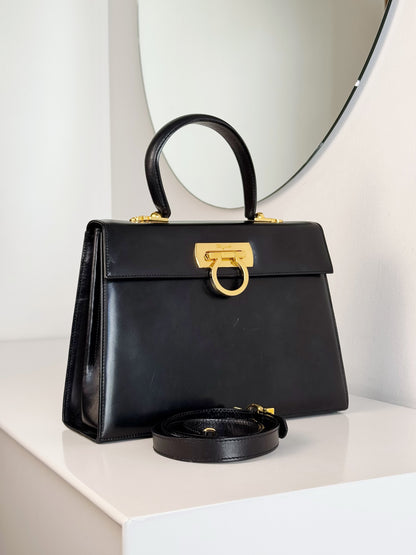 Salvatore Ferragamo Vintage Gancini Handbag Crossbody Bag