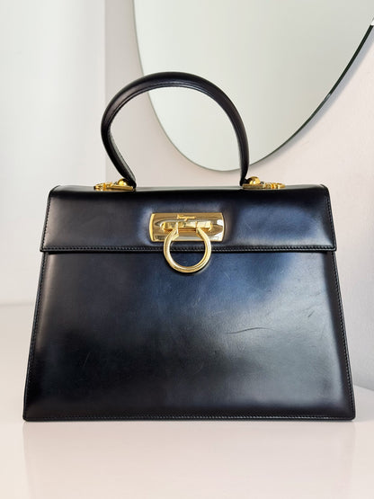 Salvatore Ferragamo Vintage Gancini Handbag Crossbody Bag