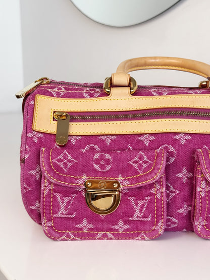 Louis Vuitton Vintage Denim Neo Speedy Handbag