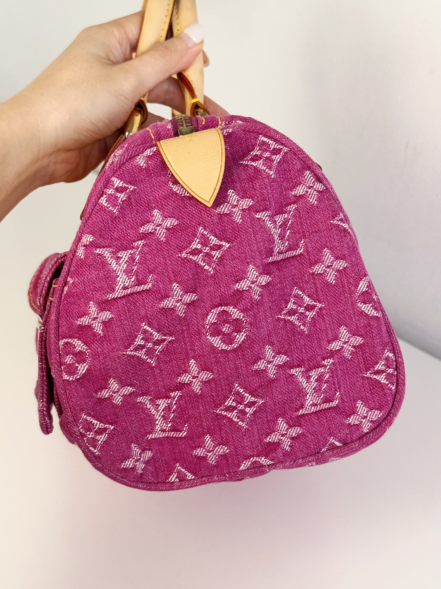 Louis Vuitton Vintage Denim Neo Speedy Handbag