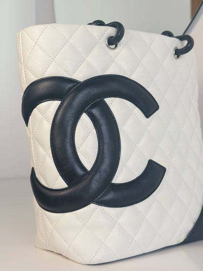 Chanel Vintage Cambon Shoulder Tote Bag