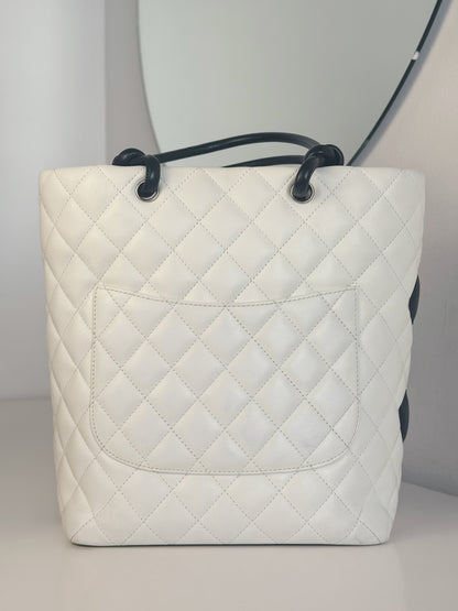 Chanel Vintage Cambon Shoulder Tote Bag