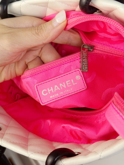 Chanel Vintage Cambon Shoulder Tote Bag