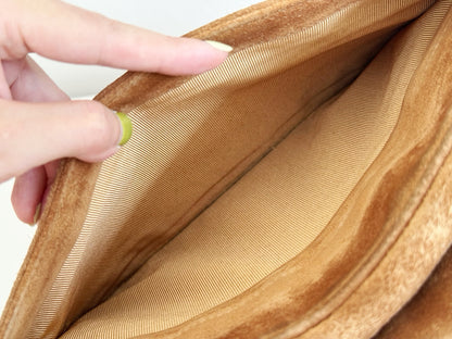 Chanel Vintage suede Shoulder Crossbody Bag