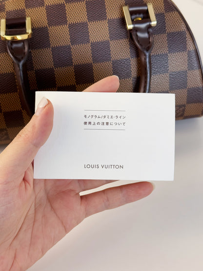 Louis Vuitton Vintage Damier Ribera Handbag Crossbody Bag