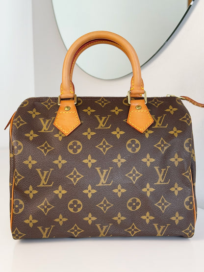 Louis Vuitton Vintage Speedy 25 Handbag Crossbody Bag