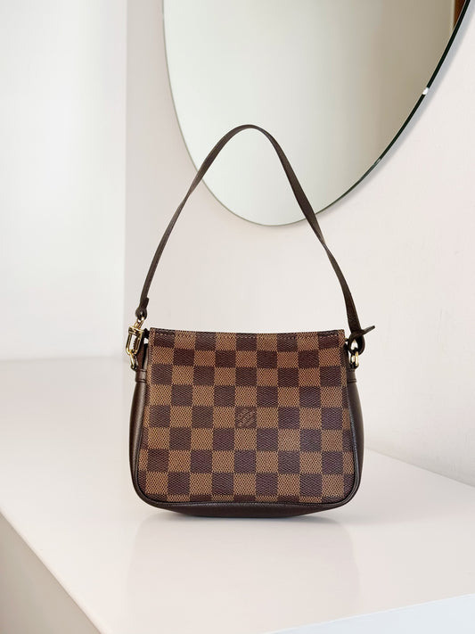 Louis Vuitton Vintage Damier Trousse Pochette Shoulder Crossbody Bag