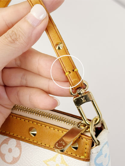Louis Vuitton Vintage Murakami Takashi Limited Edition Multicolor Pochette Accessoires Shoulder Crossbody Bag