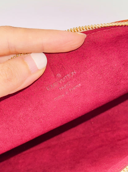 Louis Vuitton Vintage Murakami Takashi Limited Edition Multicolor Pochette Accessoires Shoulder Crossbody Bag