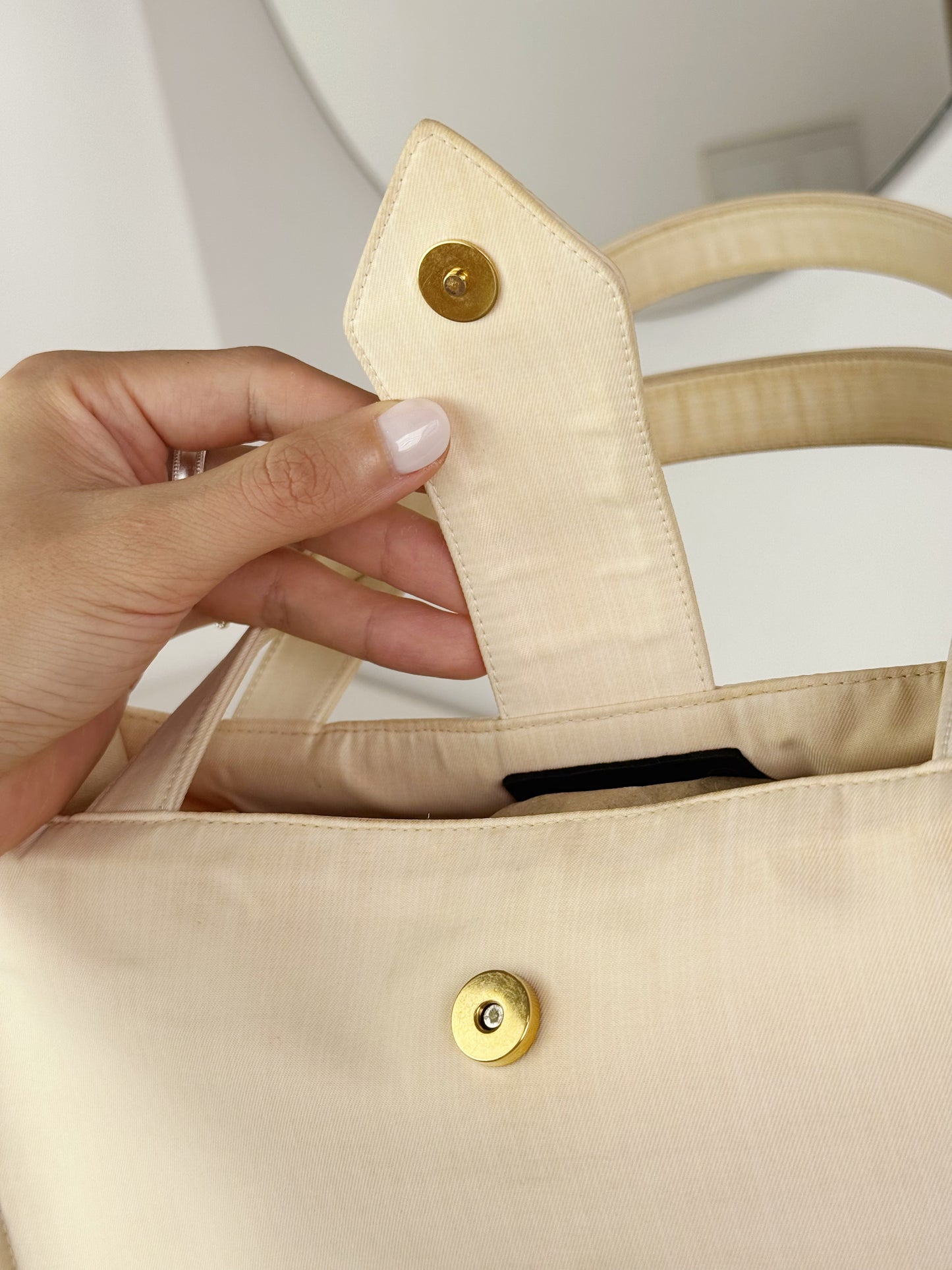 Chanel Vintage Coco Shoulder Tote Bag